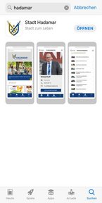Die Hadamar-App im App-Store