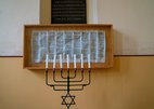 Menora in der Hadamarer Synagoge