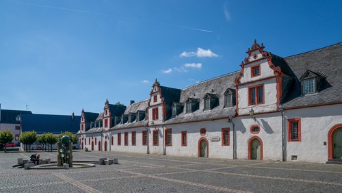 Foto vom Schlossplatz in Hadamar